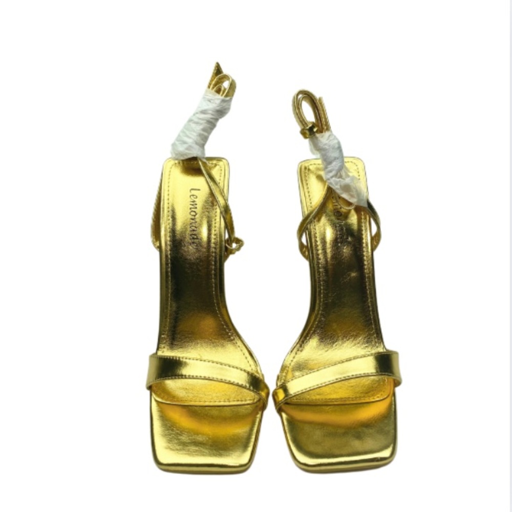 Lemonade Heels Gold Size 6 - Picture 5 of 7